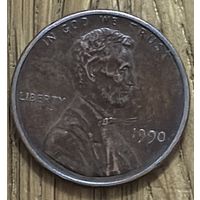 Америка 1 Цент 1990г.