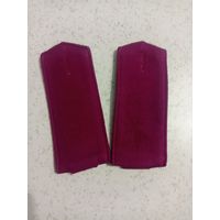 Погоны солдата пехоты, склад (малиновые)