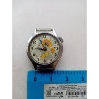 ЧАСЫ ЗАРЯ ЛЬВЕНОК С БАБОЧКОЙ СССР