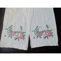 Старинный рушник лен вышивка