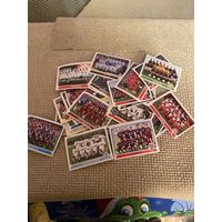 Карточки футбольные - футбол. ( команды )