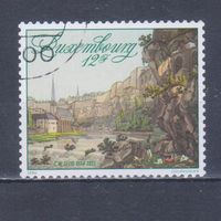 [423] Люксембург 1990. Культура.Искусство.Пейзаж.Живопись. Гашеная марка.