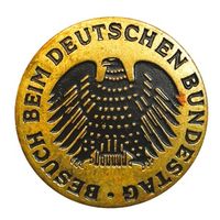 Германия. Знак посетителя Бундестага