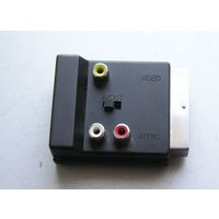 Переходник SCART-RCA проходной