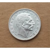 Сербия, 1 динар 1915 г., серебро 0.835, Пётр I Карагеоргиевич (1903-1921)