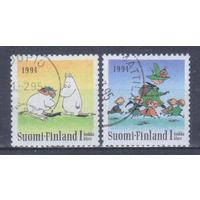 [1748] Финляндия 1994. Культура.Литература.Муми-тролли. Гашеная серия.