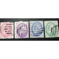 Великобритания\148в\1887-1888 г. Король Георг Тупоу I. Зубц.12х11.5 мих 1Са-4Са