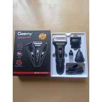 Беспроводная система Geemy GM-573 , 3 в 1 (бритва, машинка, триммер)