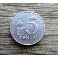 Werty71 Литва 5 центов 1991 Погоня