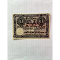 75 пфенигов (нотгельды) Германия г.Ландкрайс Кохен -1402