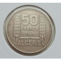 Алжир 50 франков 1949 год колония Франции холдер состояние