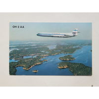 Самолет Финляндия 1969  9х14 см