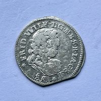 Монета СЕРЕБРО ПРУССИЯ шостак / 6 грошей 1686 год ФРИДРИХ ВИЛЬГЕЛЬМ l ОТЛИЧНЫЙ