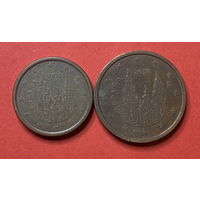 Евроценты Испании, 1 и 2 цента
