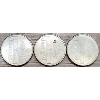 1 рубль 2009 РБ Вздутия плакировок