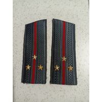 Погоны парадные на шинель- старший лейтенант армии СССР