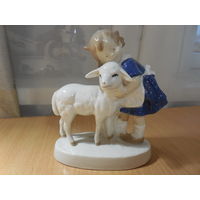 Девочка с ягнёнком. Германия.