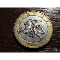 Литва 2 лита 2008