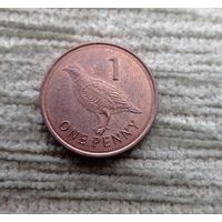 Werty71 Гибралтар 1 пенни 2010 птица куропатка