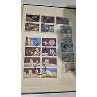 Сборная тематика марок. Космос.