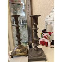 Подсвечники латунные. Российская империя. Продаются парой.