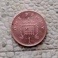 1 пенни 1996 года Великобритания. Королева Елизавета 2.