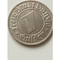 Данциг 1 гульден 1932 год