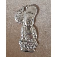Игрушка ёлочная Красная Шапочка, пластик. СССР