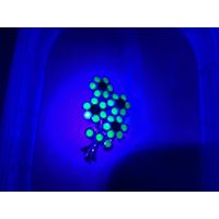 Брошь Ромашки Урановое стекло Англия 60-е