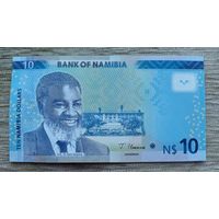 Werty71 Намибия 10 долларов 2021 UNC банкнота