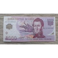 Werty71 Чили 2000 песо 2007 Банкнота