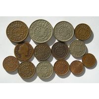 Порт. Колонии, Лот х 14 разных монет