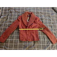 Костюм женский красный, Б/У 2 дня, ТОРГ