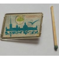 Знак, значок стерео, переливашка из СССР, Ленинград