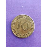 Германия ФРГ 10 пфеннигов 1969 J