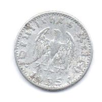 50 рейхспфеннигов 1935 А. Третий Рейх.