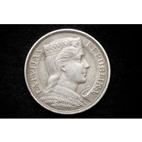 5 лат 1931 г. Латвия, Албертс Квиесис. Кабинетная патина!