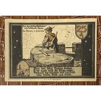 Нодгельд 25 пфеннигов 1921 год. Гранзее. Веймарская республика