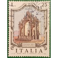 Италия 1973. Фонтан Иммаколателла в Неаполе. Проектирование Птетро Бернини