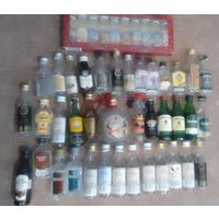 Минибутылочки пустые для коллекции или интерьера ТОРГ/ВАША ЦЕНА