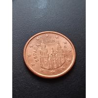 Испания 5 евроцентов 2025 г.