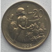 Сан-Марино 20 лир 1995 г.