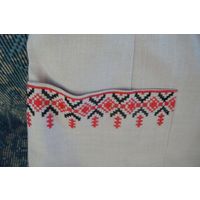 Костюм с вышивкой  50 годы лен