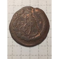 Деньга Российская Империя 1771 год