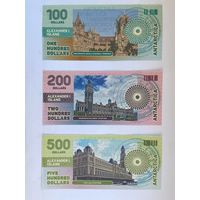 Остров Александра 1 (Антарктика) - набор банкнот