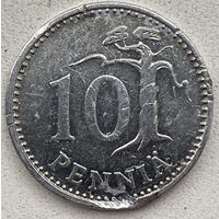 Финляндия 10 пенни 1988 г.