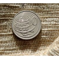 Werty71 Каймановы острова 10 центов 2002 Морская Зеленая черепаха