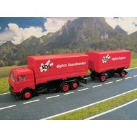 Модель грузового автомобиля Mercedes-Benz (5). Масштаб HO-1:87.