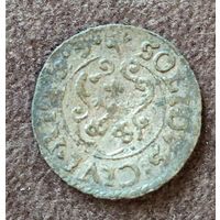 Солид (шиллинг) 1634 г. Кристина Августа Ваза, Прибалтика под Швецией