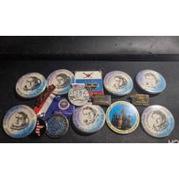 Сборный лот значков 17 ШТ